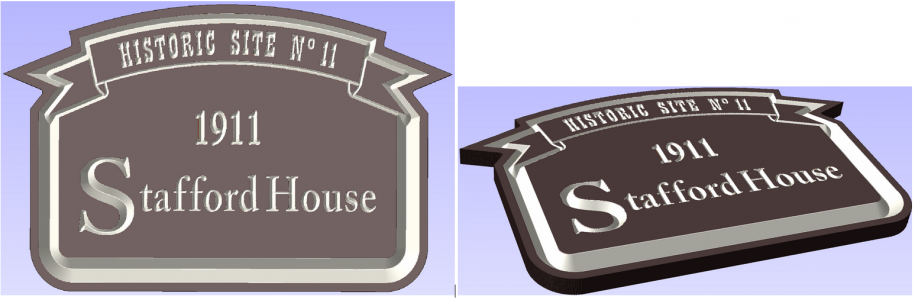 Staford House sign
